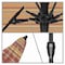 California Umbrella 7.5' Bronze Aluminum Market Patio Umbrella, Sunbrella Dolce Mango 194061336359 - alternate 2